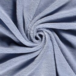 Bambus Kuschelfrottee Uni *Marie* - babyblau