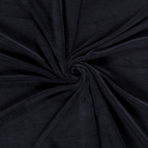 Paño de felpa de peluche de bambú Uni *Marie* - azul oscuro