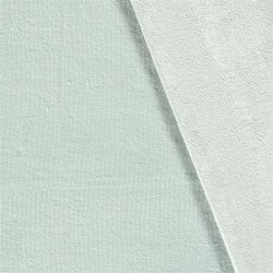 Bambou câlin tissu éponge uni *Marie* - bleu aqua
