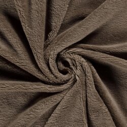 Bamboo cuddly terry cloth Uni *Marie* - light brown