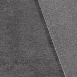 Bamboo cuddly terry cloth Uni *Marie* - dark grey