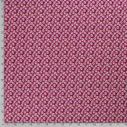 Calaveras de popelina de algodón colorido pequeño rosa