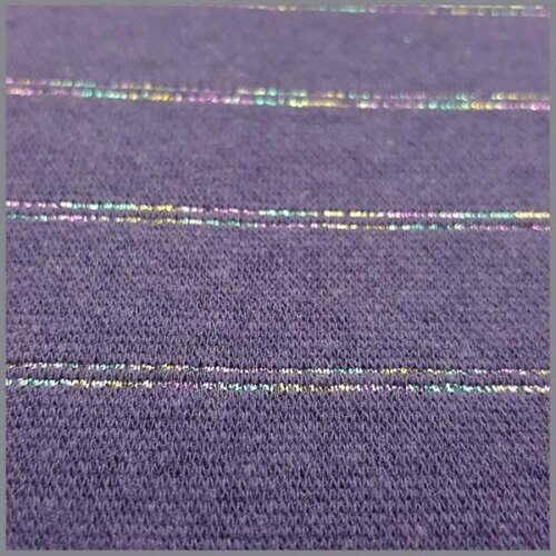 Cuffs Lurex Multicolor stripes purple