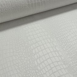 Coccodrillo decorativo bianco crema - B-stock