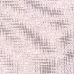 Poeupline de coton petits points blanc/rouge
