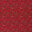 Popeline di cotone rami di Natale rosso