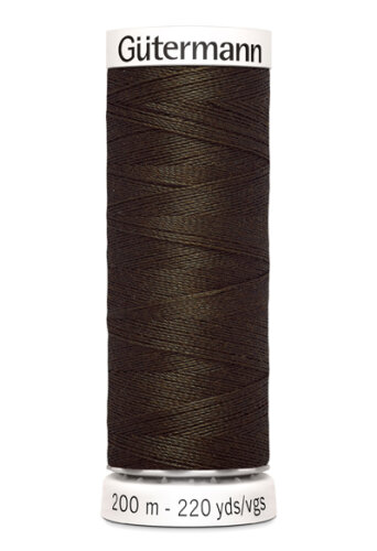 Gütermann 200m Nr. 21 - coconut (brown) Allessenäher