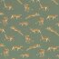 Jersey di cotone verde ghepardo