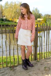 Rib jersey *Marie* - crème