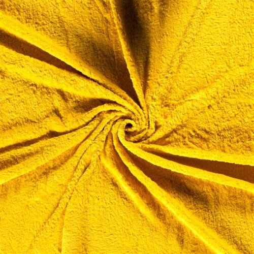 Coton Teddy *Marie* jaune moutarde