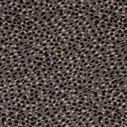 Polyesterjersey Crepe Leomuster - grau