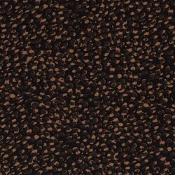 Jersey de poliéster patrón leopardo negro