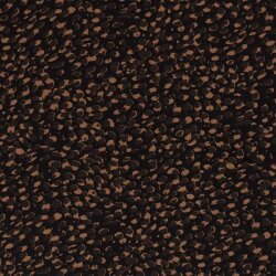 Polyesterjersey Crepe Leomuster - schwarz