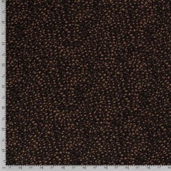 Polyesterjersey Crepe Leomuster - schwarz