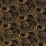 Viscose crepe paisley mustard yellow