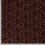 Viscose crepe paisley rust red