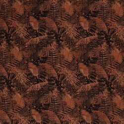 Crêpes viscose rouille rouge