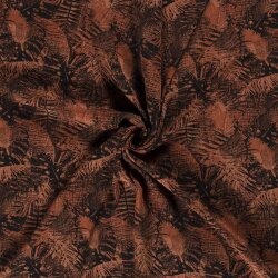 Viscose crepe plants rust red