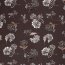 Viscose crepe flowers brown