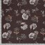 Viscose crepe flowers brown