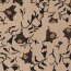 Chiffon Abstract Flowers Beige
