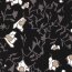 Chiffon Fiori Astratti Nero