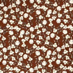 Crepe flowers rust red