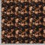 Crepe Abstract flowers rust red
