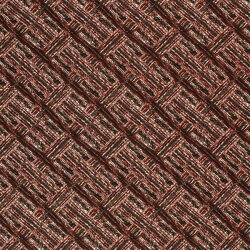 Crepe Abstract Pattern Rust Red