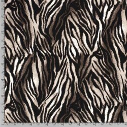 Viscose tiger pattern
