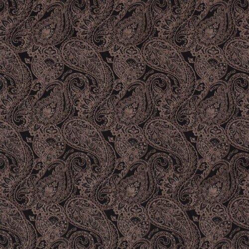 Viskosestoff Paisley braun