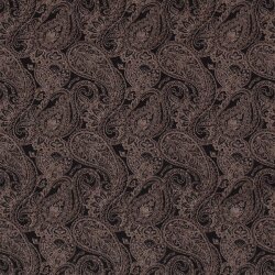 Viscose paisley brown