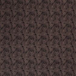 Viscose paisley brown