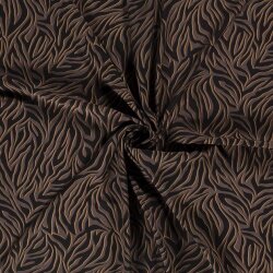Viscosa safari patrón marrón