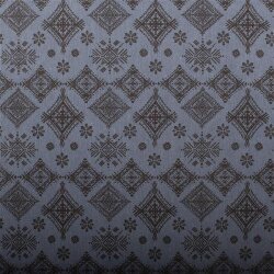Tela decorativa diamante mandala denim azul oscuro