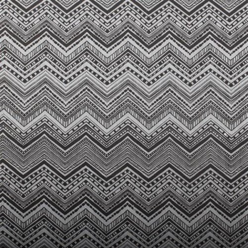 Decorative fabric painted serrations light grey