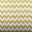 Decorative fabric zigzag mustard linen look
