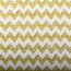 Decoratieve stof zigzag mosterd linnen look