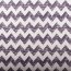 Tissu décoratif aspect lin gris zigzag