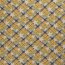 Decorative fabric mustard green checkered with stars linen look