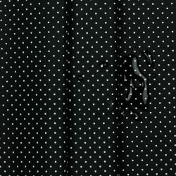 Coated cotton small dots - black