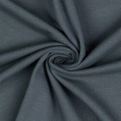 Jersey di cotone organico *Gerda* - grigio grafite