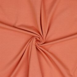 Jersey de algodón orgánico *Gerda* - naranja salmón