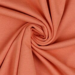 Jersey de algodón orgánico *Gerda* - naranja salmón