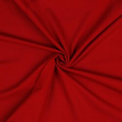 Jersey de algodón orgánico *Gerda* - rojo oscuro