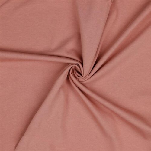 Jersey de algodón orgánico *Gerda* - rosa antiguo