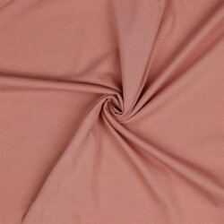 Jersey de algodón orgánico *Gerda* - rosa antiguo