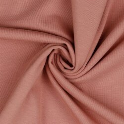 Katoenen tricot bio *Gerda* - antiek roze