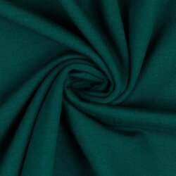 Jersey de coton Bio~Organic *Gerda* - vert pétrole