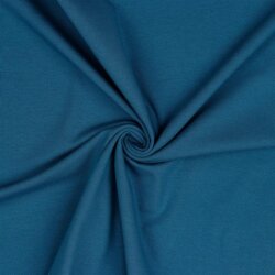 Jersey de algodón orgánico *Gerda* - azul acero